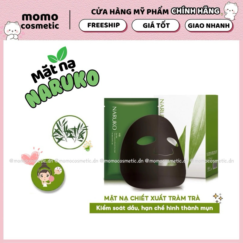 Mặt nạ tràm trà Naruko Tea Tree Mask