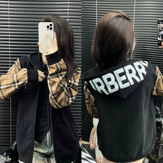 Áo Khoác Hoodie Nỉ BBR Logo In To Sau Mũ Chất Liệu Nỉ Bông Trần Dày Dặn Cao Cấp, Mũ 2 lớp phối khoác Zipper Hot Trend