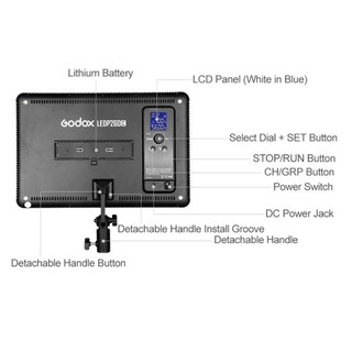Đèn Led Godox P260C Và P260C Pro HL Studio –  Ánh Sáng Mềm Mịn, Nhiệt Độ Từ 2800K Đến 6500K