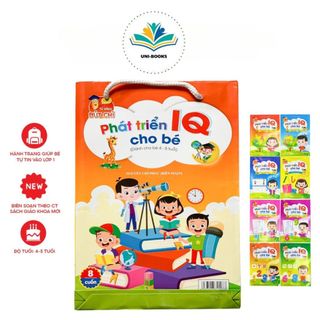 Sách - Phát triển IQ Cho Bé Dành Cho Trẻ Từ 4 Đến 6 Tuổi (Bộ 8 Cuốn)