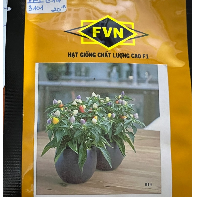 Hạt Giống Ớt Kiểng FVN FPEP014 (Gói 20 Hạt)