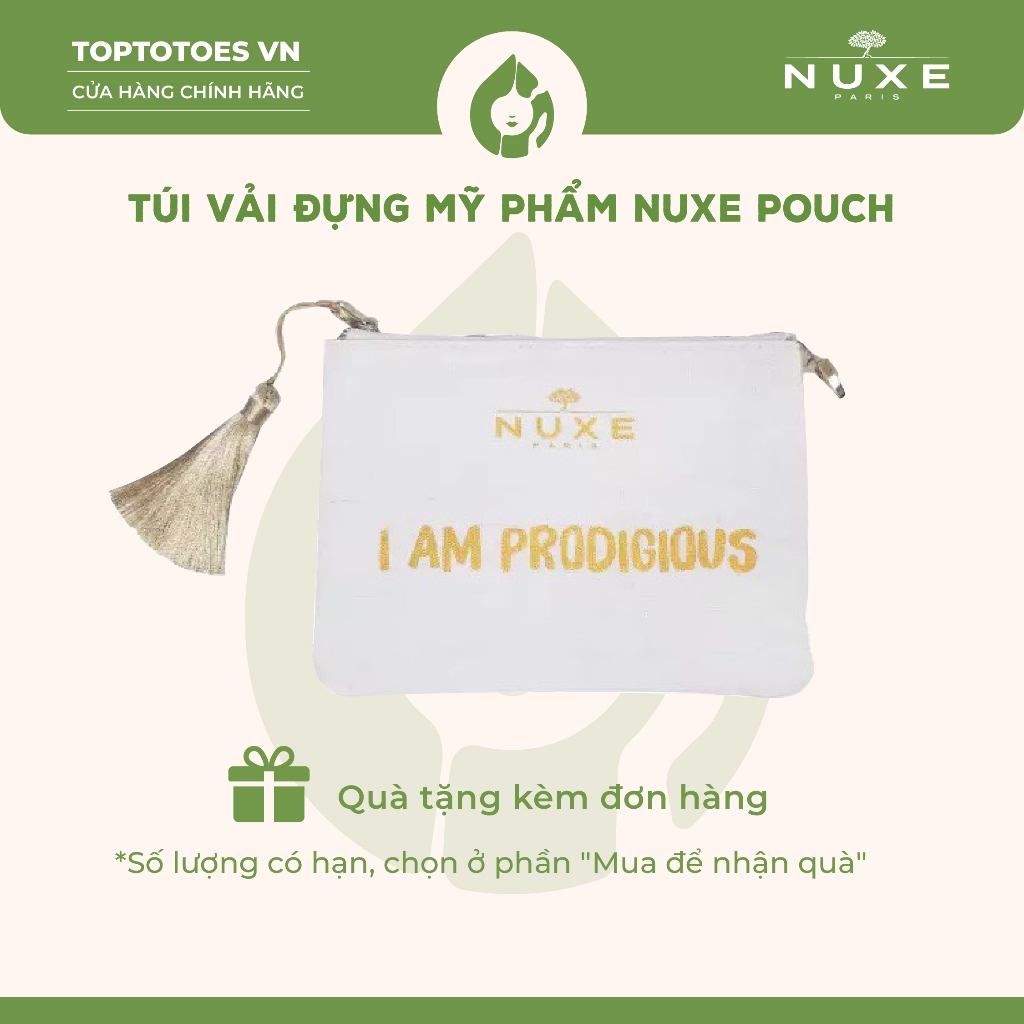 Túi vải đựng mỹ phẩm Nuxe Pouch [QUÀ TẶNG KÈM ĐƠN HÀNG]