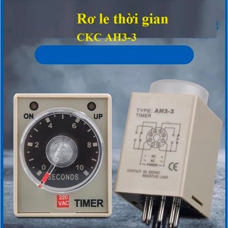 Rơ le thời gian CKC Timer AH3-3 10s; 60s, 30m,60m - relay timer CKC