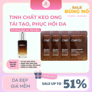 (Combo 50 gói)Tinh chất keo ong CNP Rx tái tạo, phục hồi trẻ hóa da -Skin Rejuvenating Propolis Miracle Ampule Serum 1ml