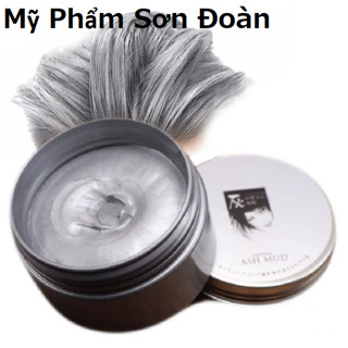 Sáp đổi màu xám khói tóc ASH MUD Nhật Bản 120g, Sáp Màu Thời Trang, Gôm Xịt Tóc MÀu Đen Tạm Thời Chính Hãng