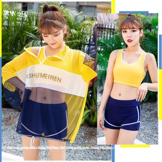 Set Bikini 3 món ➕ Gồm áo khoác dạng lưới #79203