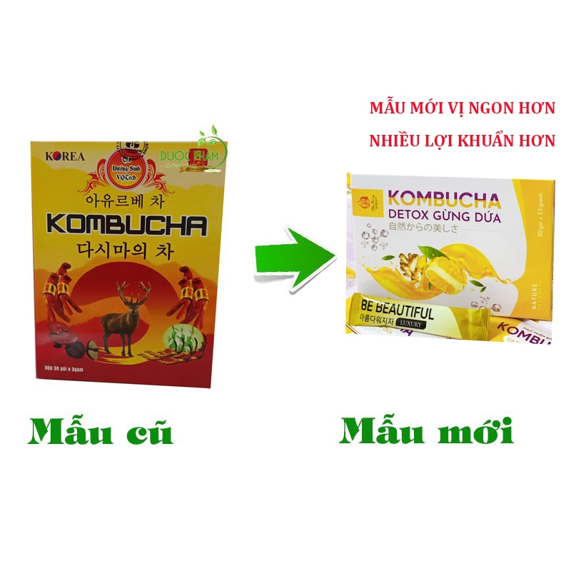 Trà dưỡng sinh KOMBUCHA ( hộp 20 gói)