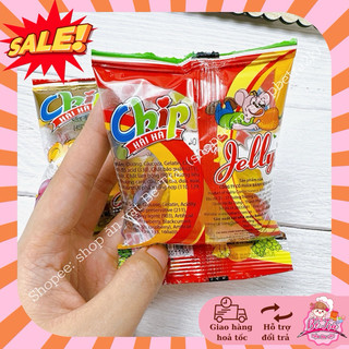 Kẹo dẻo chip jelly Hải Hà, kẹo chip chip (gói 16gr)