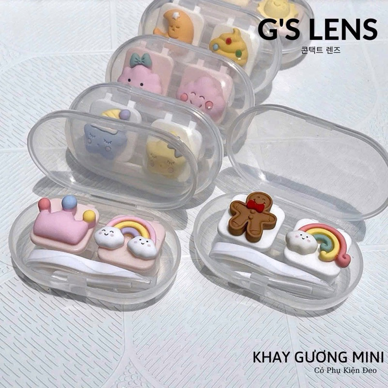 [Khay gương] Khay Mini 3D Cao Cấp Mây Dễ Thương
