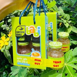 Yến Green Babi Nutrinest mẫu moi - Lốc 4 hủ tặng 1 hủ (5 hủ x 72g)