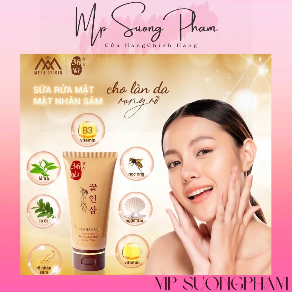 SỮA RỬA MẶT MẬT NHÂN SÂM 36 VỊ CHÍNH HÃNG