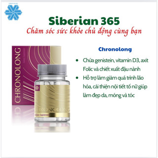 Chronolong - Tăng vòng 1, Đẹp da, Mờ nám, Tăng cường nội tiết tố nữ, Chống lão hóa - Siberian Wellness