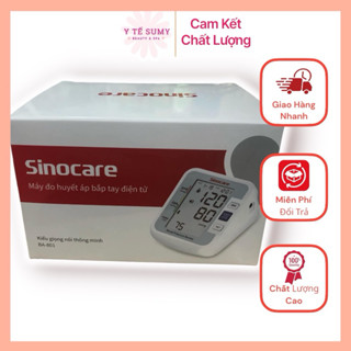 Máy đo huyết áp bắp tay Sinoheart - Sinocare ( BH 3 năm 1 đổi 1) Giọng nói tiếng Việt