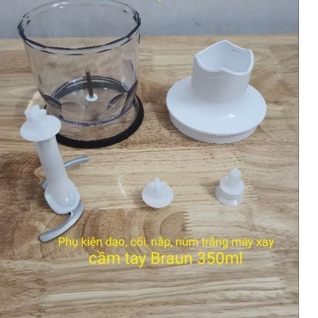 Phụ kiện máy xay cầm tay Braun - Cối xay nhỏ 350ml dùng cho máy xay Braun MQ5000/ MQ5035/ MQ5045