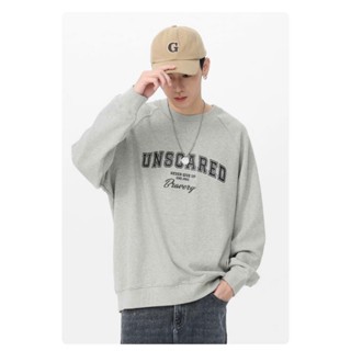  Áo sweater nỉ chân cua coton 100% nam nữ UNSCARED ấm áp thời trang 