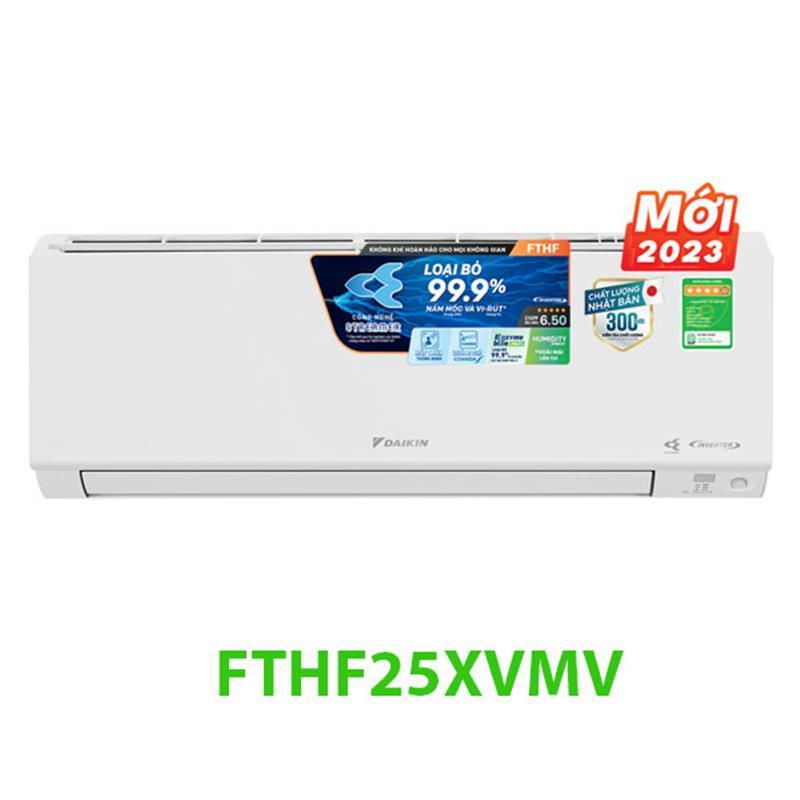 Điều hòa Daikin 2 chiều Inverter 9.200 BTU FTHF25XVMV - Lọc bụi mịn PM2.5 - Chế độ sưởi ấm | BigBuy360 - bigbuy360.vn
