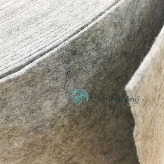 Combo 2 nỉ xám dày 2mm (90cmx2m)