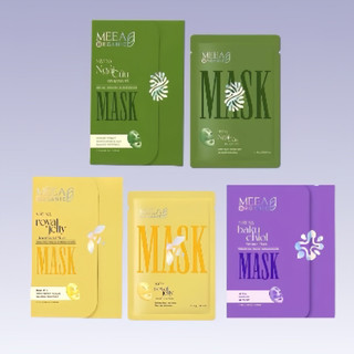  HỘP 5 MIẾNG MẶT NẠ MASK THẠCH TƯƠI COLLAGEN THỰC VẬT MEEA 3 MEEA 