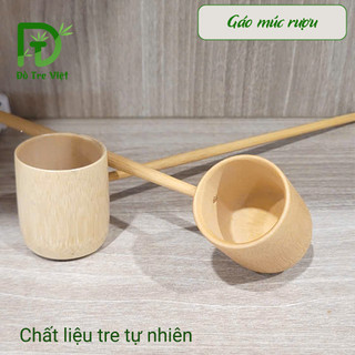 Gáo múc rượu bằng tre làm bằng tre tự nhiên