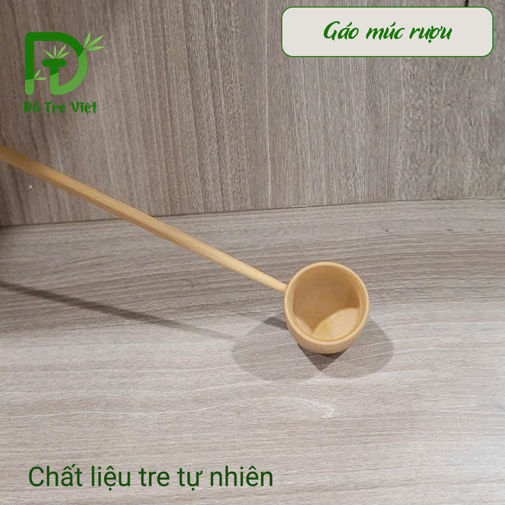 Gáo múc rượu bằng tre làm bằng tre tự nhiên
