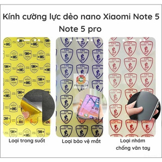 Dán cường lực Xaomi Redmi Note 3 / Note 4 / Note 5 / Note 5A / Note 5 pro nano siêu dẻo siêu bền