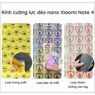 Dán cường lực Xaomi Redmi Note 3 / Note 4 / Note 5 / Note 5A / Note 5 pro nano siêu dẻo siêu bền