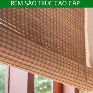  Màn rèm sáo trúc cao cấp. Mành tre trúc đan xếp lớp. Rèm che nắng cửa sổ. Mành tre trúc trang trí cafe.s 