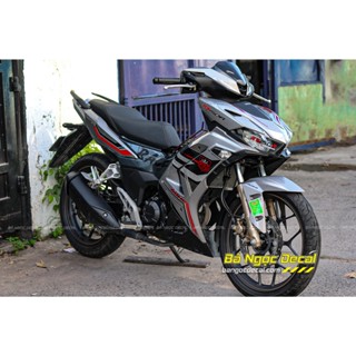 TEM DÁN RS150R XE WINNER X V3 MÀU BẠC XANH ĐEN