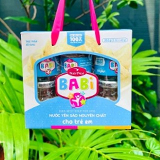 Lốc 6 Hũ Nước Yến Sào Cho Trẻ Em Babi Bird - NUTRINEST- (6 hũ x 42gr)