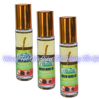 (Q8) Dầu Sâm Thái Lan Green Herb Oil 8ml Dạng Lăn