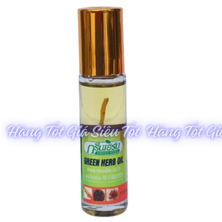 (Q8) Dầu Sâm Thái Lan Green Herb Oil 8ml Dạng Lăn