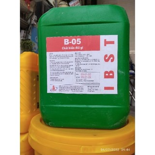 (Freeship hà nội) Chất tẩy gỉ B-05 can 10L chất tẩy gỉ BO5 B05 tẩy rỉ sắt thép