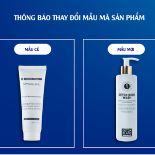 Combo thải độc trắng da mặt và body detox blanc