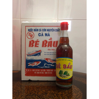 Thùng nước mắm nhĩ Bé Bầu, loại thượng hạng , ngon nhất thùng 6 chai độ đạm >35