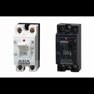 Cầu dao tự động  aptomat 2P1E  ASIA