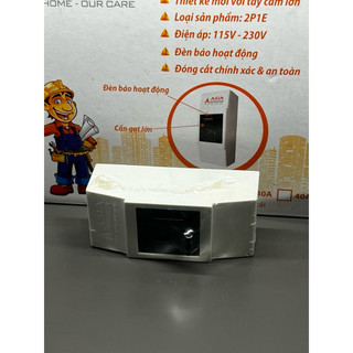 Cầu dao tự động  aptomat 2P1E  ASIA