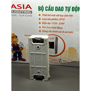 Cầu dao tự động  aptomat 2P1E  ASIA