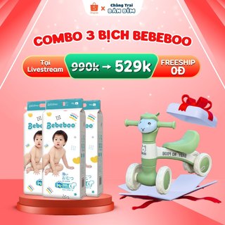  Tã Bỉm Bebeboo Nhật Bản size NB80/S70/M60/L50/XL46/XXL42/XXXL40, thấm hút 1200ml, chống hăm bí, mỏng