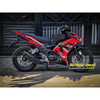 TEM DÁN 150 XE WINNER X V3 MÀU ĐỎ ĐEN CỰC ĐẸP