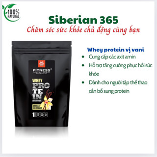 Thực phẩm dành cho chế độ ăn đặc biệt Fitness Catalyst Whey protein concentrate Vanilla Ice cream – 500GR/GÓI