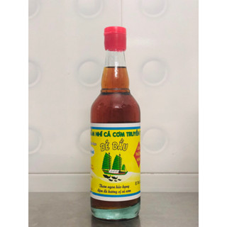 Chai nước mắm Bé Bầu, Cà Ná, loại thượng hạng, chai đế tròn 500ml