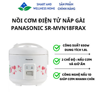 Nồi cơm điện tử nắp gài 1.8 Lít Panasonic SR-MVN18FRAX - Bảo hành 12 tháng
