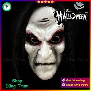Mặt nạ quỷ Halloween hóa trang ma quỷ kinh dị chất liệu cao su an toàn
