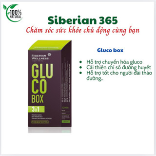 [ Gluco box  hỗ trợ tiểu đường ] Hộp GLUCO / Kiểm soát đường - Bộ hộp hàng ngày – 30 gói/hộp – 4 viên/túi