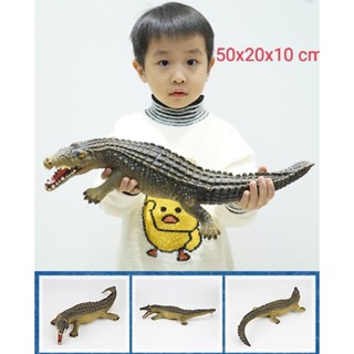  Đồ chơi mô hình con vật cá sấu bằng nhựa mềm nhồi bông  hàng sẵn  
