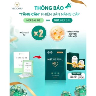 Tăng Cân Herbal Be của BEALIVE Chính Hãng BeCorp Herbalbe Giúp Tăng Cân Hiệu Quả Tăng 2-3 Kg sau 15 Ngày