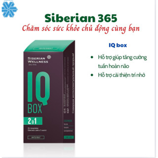 Viên uống hoạt huyết dưỡng não IQ Box - Tăng cường trí nhớ IQ Box Siberian Wellness - Hộp 30 gói