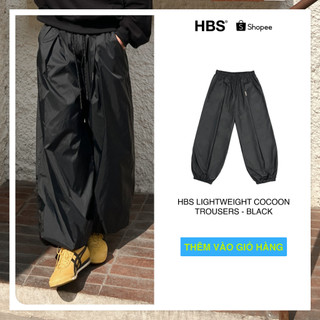 Quần ống rộng bo gấu HBS LIGHTWEIGHT COCOON TROUSERS