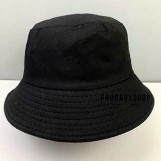 Mũ bucket unisex nam nữ đơn giản basic- BO TRƠN LỚN - Nón tai bèo vành