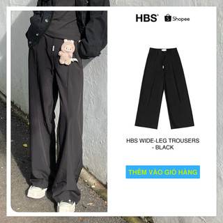 Quần âu ống rộng dài nam HBS OFFICIAL quần ống đứng rộng tôn dáng HBS WIDE-LEG TROUSERS
